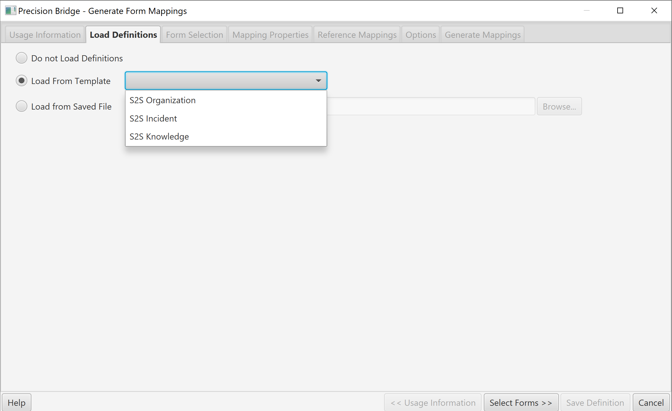 Generate Form Mappings for Service Now Instance Migration Load